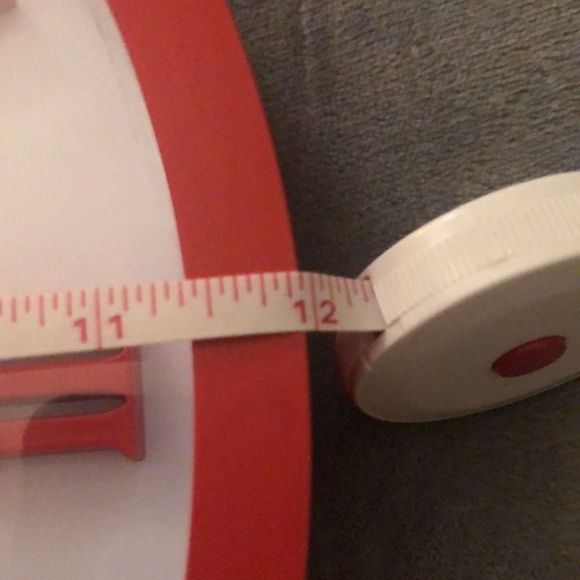 Red Roman Numerals Clock - Picture 3 of 4